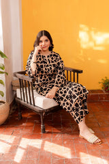 Stitched 2PC Lawn Suit - PRT002