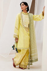Dilara 15A- Eid Embroidered Lawn 3P
