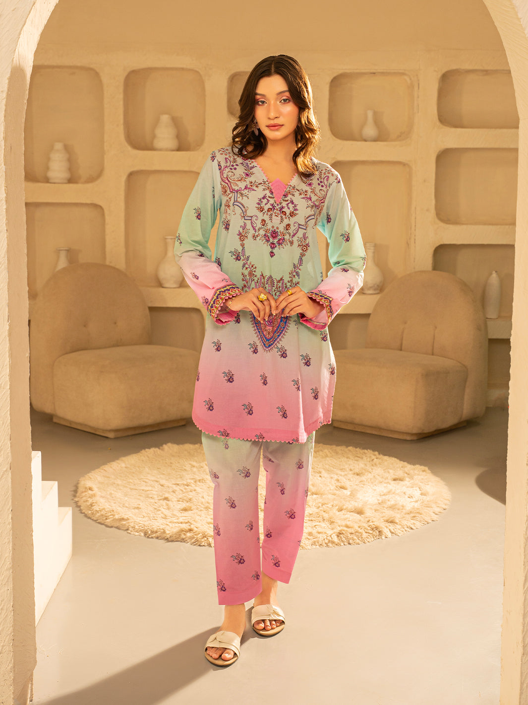 Rang e Bahar |  Pure Lawn | 2 Piece