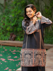 Noor e Shab | 2 Piece | Printed | Black Tngmdstore