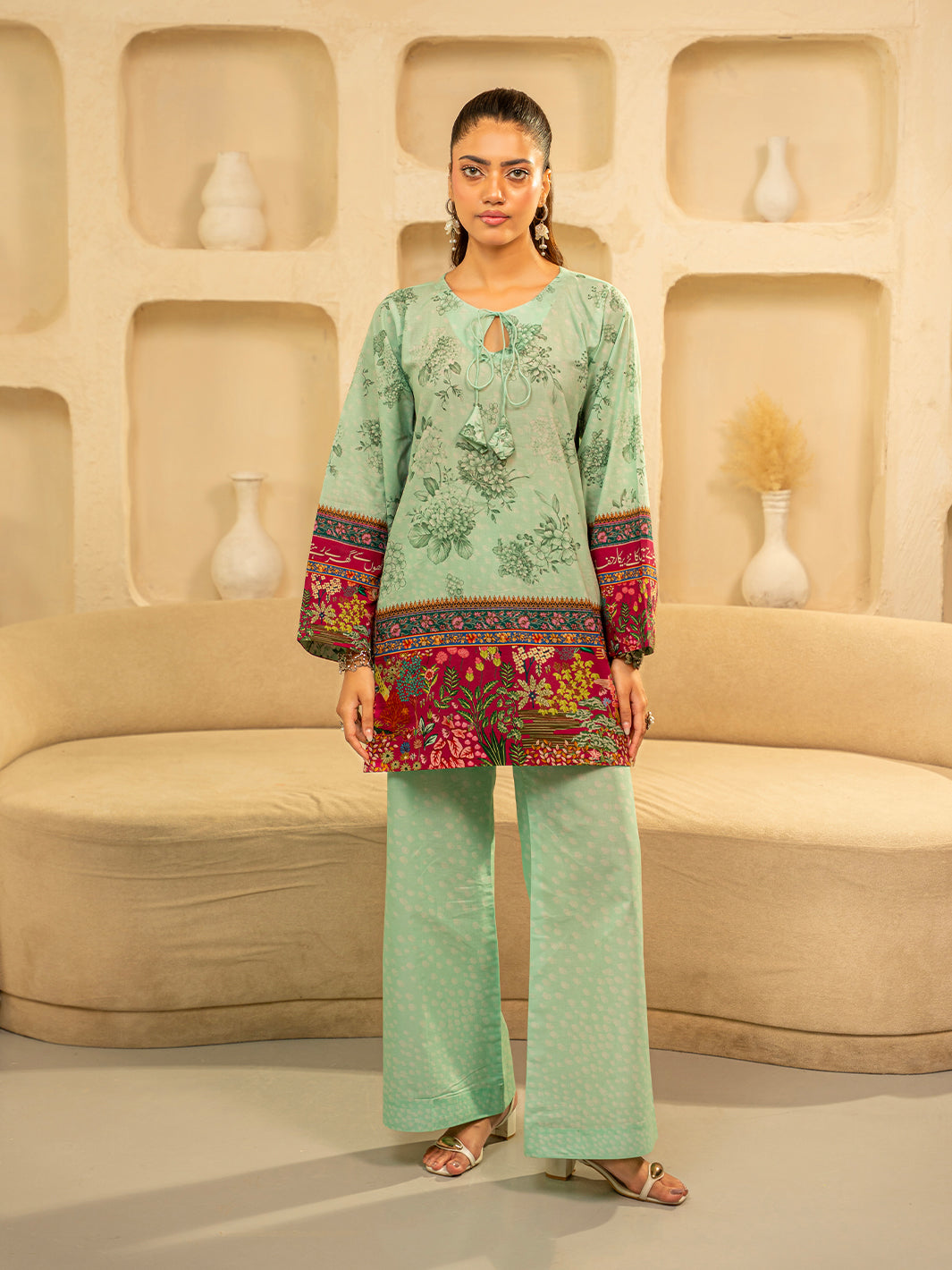 Phool | Pure Lawn | 2 Piece | Light Green