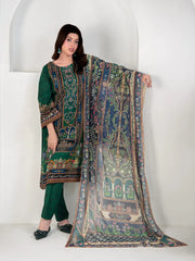 Gulposh | 3 Piece | Printed | Green Tngmdstore