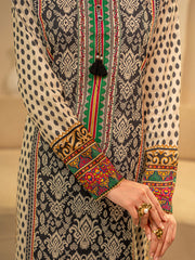 Ikat Dot | Pure Lawn | 2 Piece | White