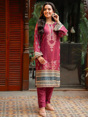 Zareen | 2 Piece |Printed | Maroon Tngmdstore