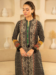 Ikat Dot | Pure Lawn | 2 Piece | Black