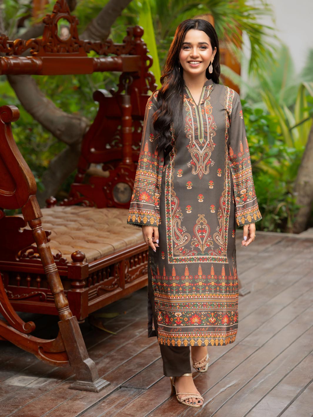 Miraas | 2 Piece | Printed | Olive
