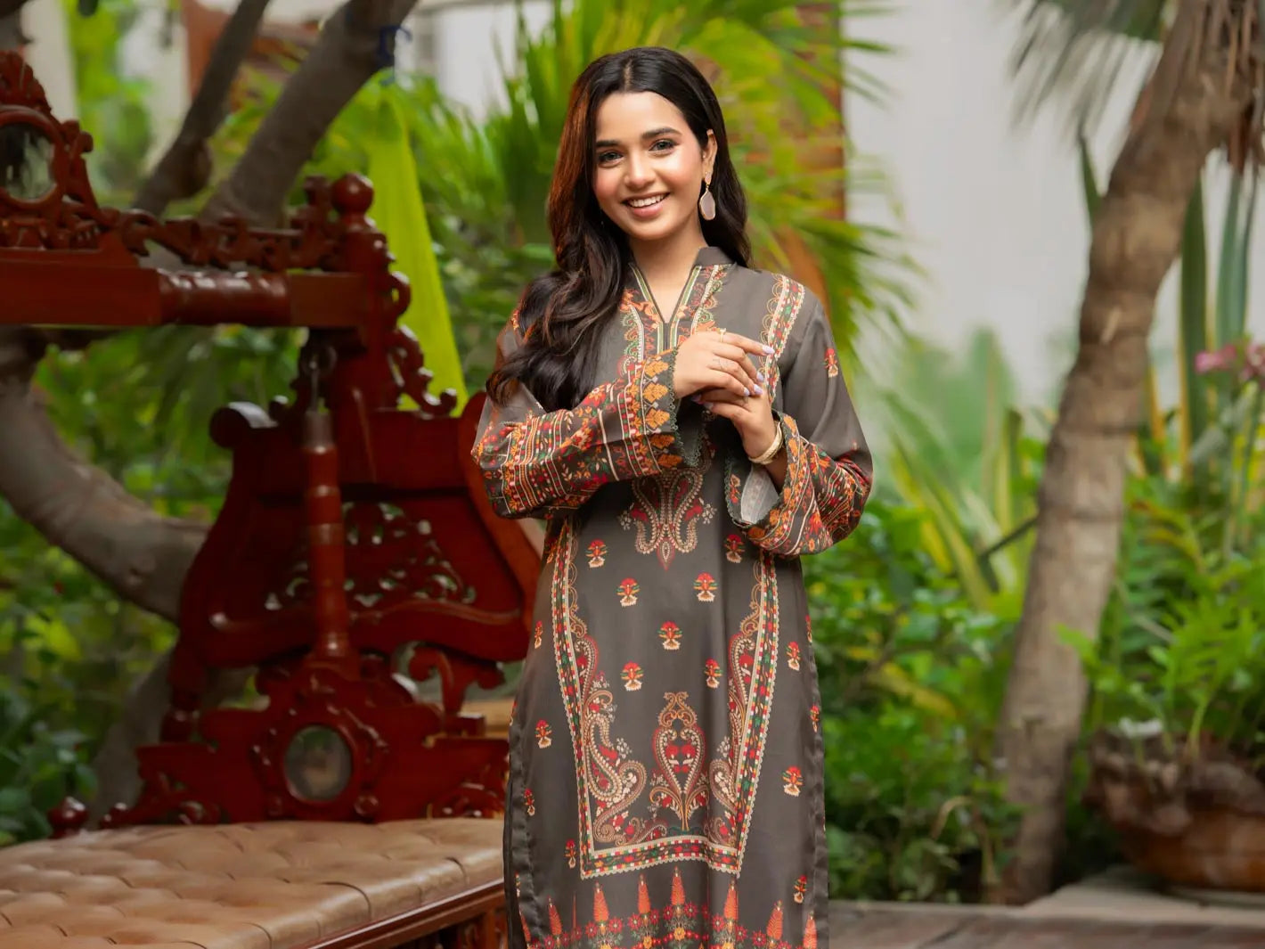 Miraas | 2 Piece | Printed | Olive Tngmdstore