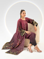 Nazaakat | Shrug Set | Plum