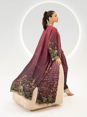 Nazaakat | Shrug Set | Plum