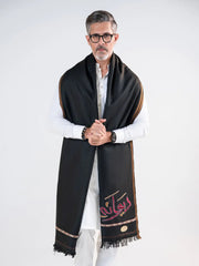 Deewana Shawl | Embroidered | Black TNG by MD