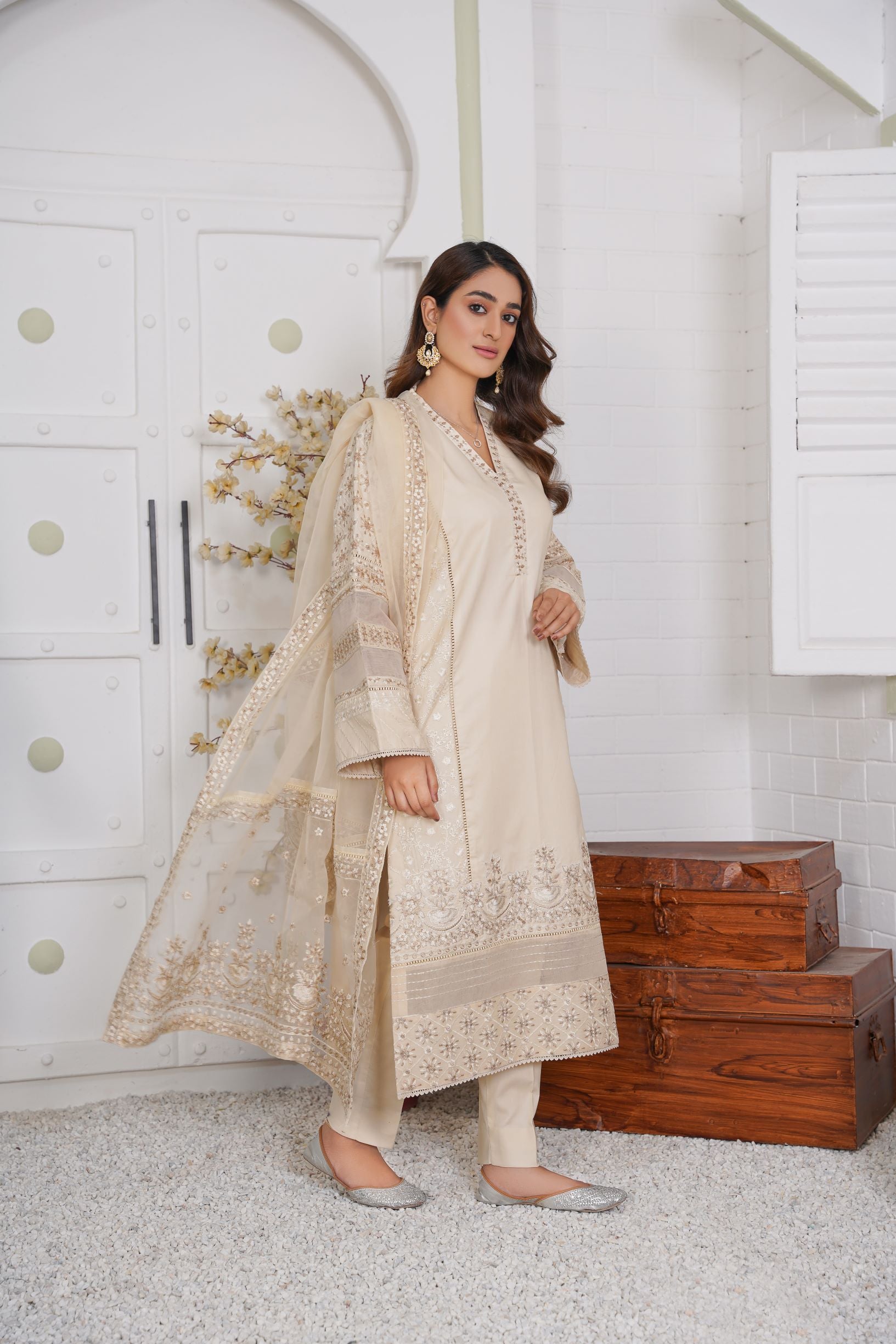 PRET Luxury Embroidered - 3 PC