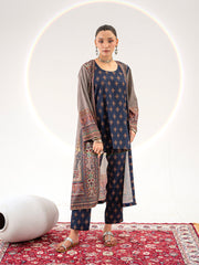 Aina | Shrug Set | Blue & Grey