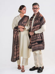 Taj Mahal Shawl (Brown) TNG by MD