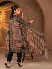 Taj Mahal odhni (Brown)