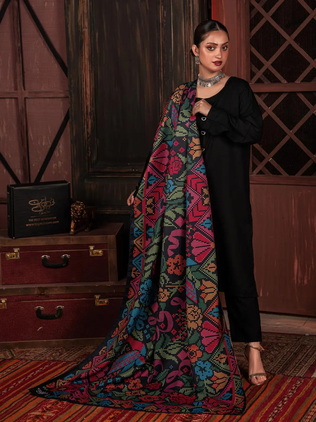 Kashida Kaari Shawl TNG by MD