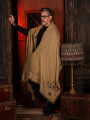 Deewana Shawl | Embroidered | Camel TNG by MD