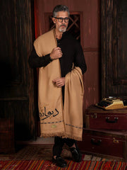 Deewana Shawl | Embroidered | Brown TNG by MD