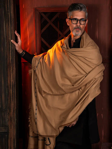 Deewana Shawl | Embroidered | Brown TNG by MD