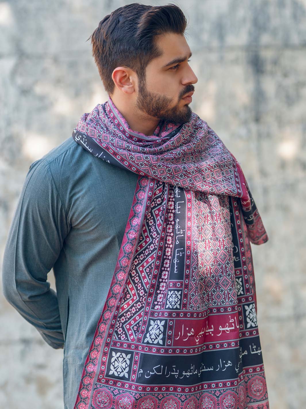 Sindhi Ajrak Stole