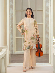 Shajar | 2 Piece | Printed | Beige Tngmdstore