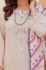 3 PC - Embroidered Karandi Pret