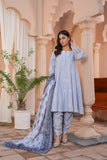 3 PC - Embroidered Karandi Pret