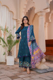 3 PC - Embroidered Karandi Pret