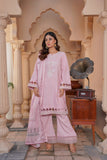 3 PC - Embroidered Karandi Pret