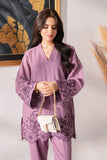 Mauve - 2Pc Embroidered