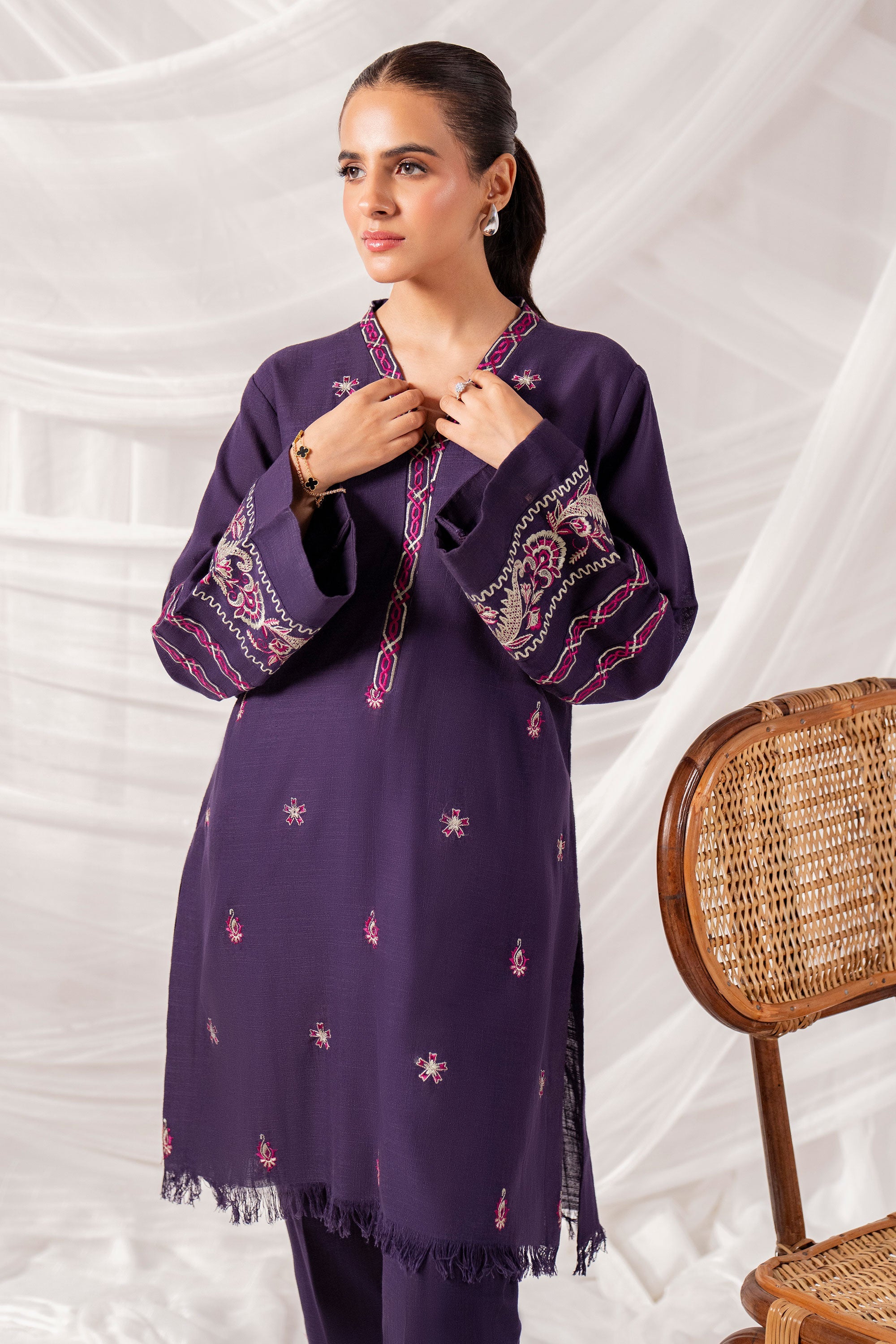 Selen - 2Pc Embroidered