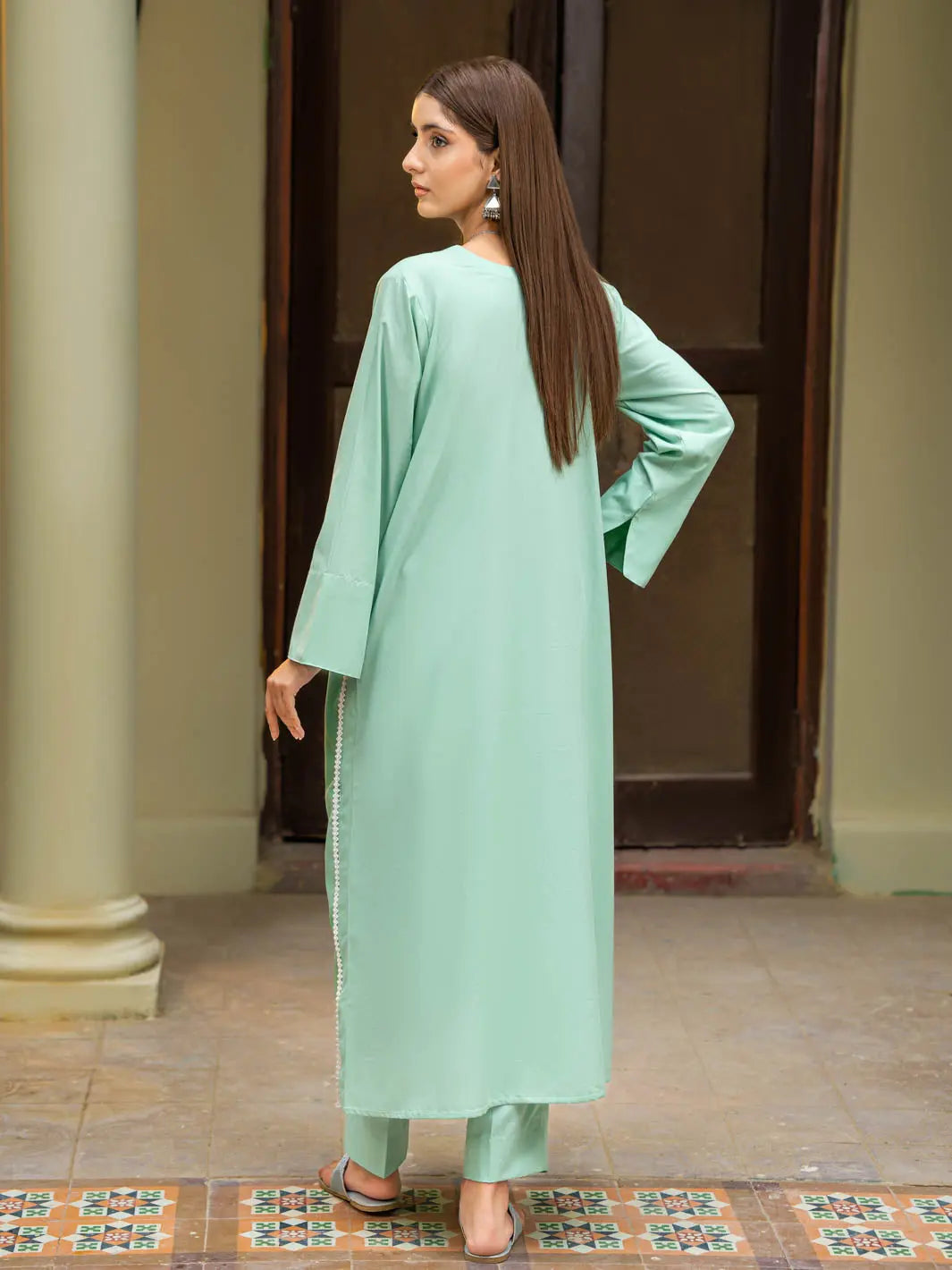 Saath | Co-Ord Set | Ice Green Tngmdstore