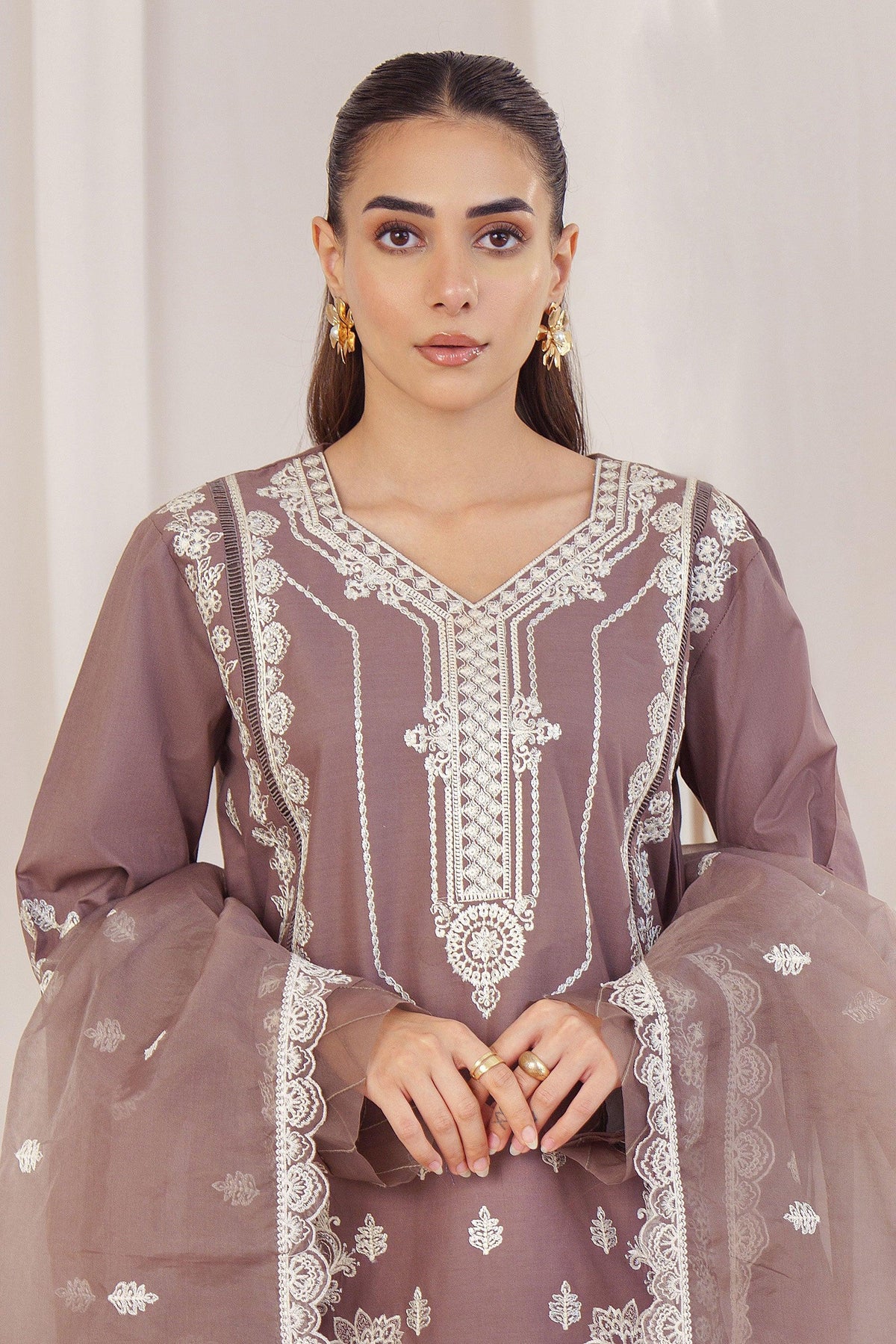 Derya-3Pc Embroidered