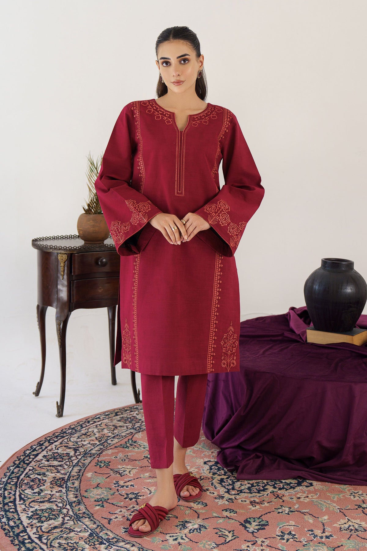 Dilara-3Pc Embroidered