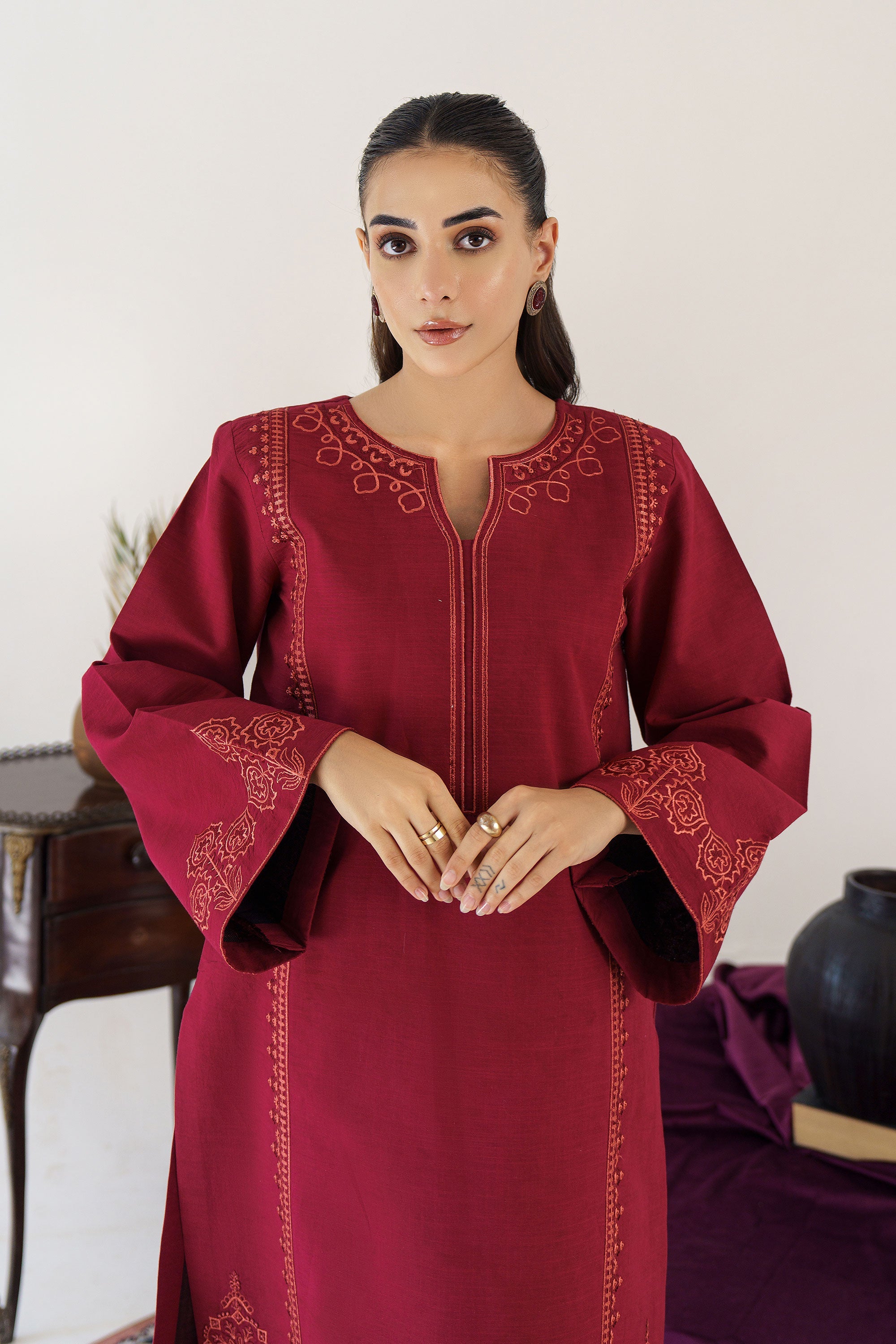 Dilara-3Pc Embroidered