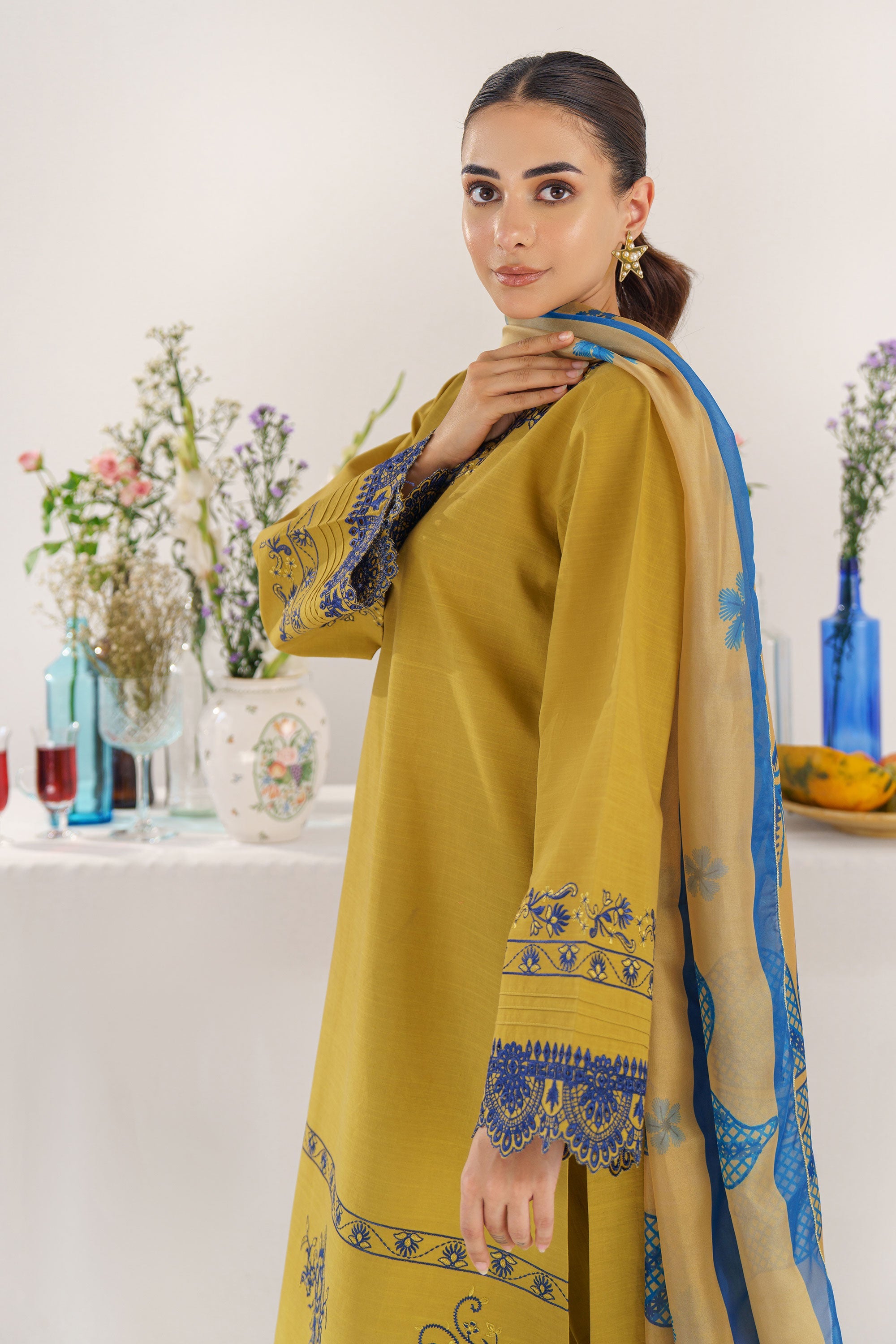 Ruya-3Pc Embroidered