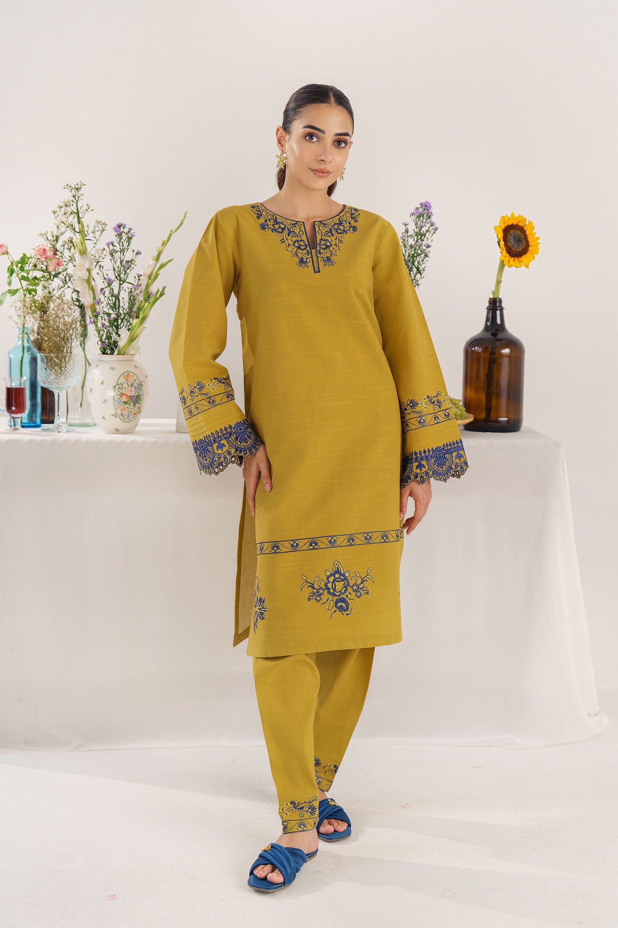 Ruya-3Pc Embroidered