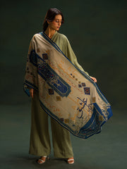 Dayar e Ishq Stole | Blue