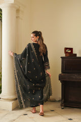 Charcoal Dupatta