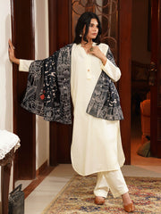 Ishq ke Tukre Stole (Black)