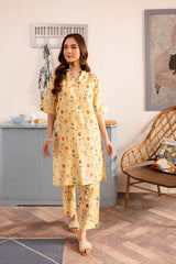 Stitched 2PC Lawn Suit - PRT034