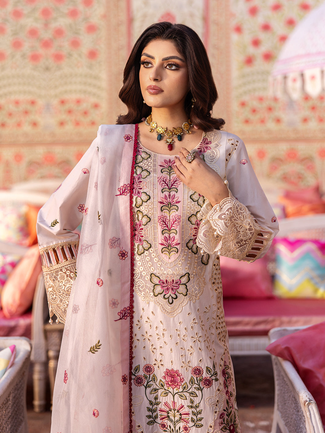 Eileen | 3 PC Embroidered Luxury Lawn