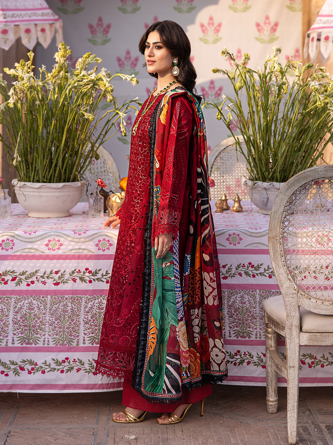 Elena | 3 PC Embroidered Luxury Lawn