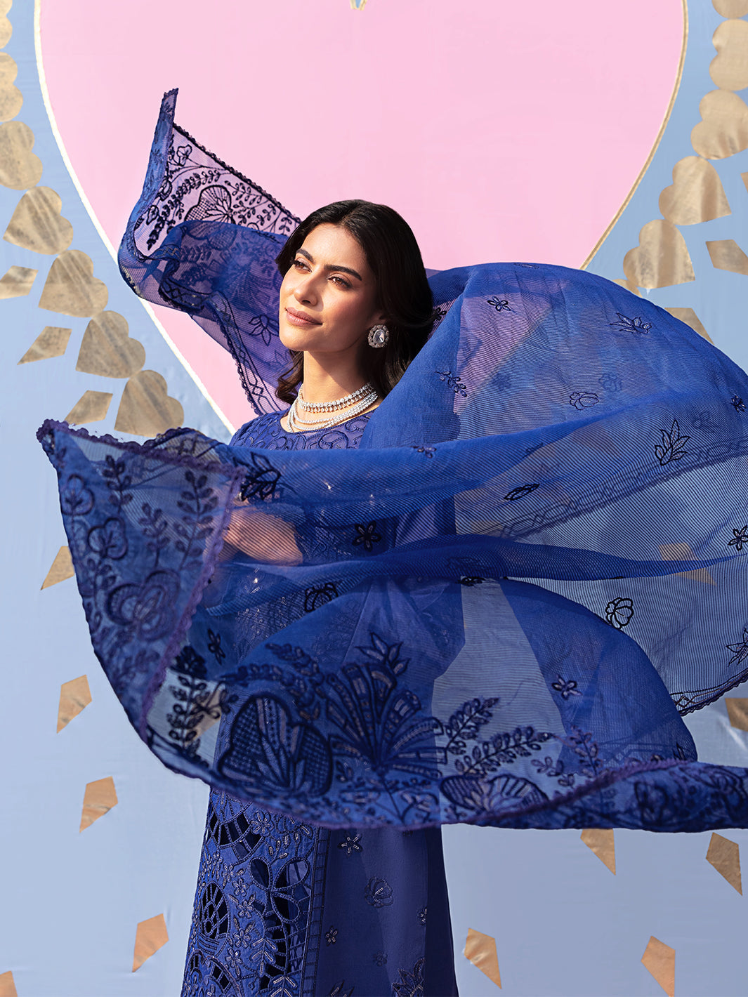 Esme | 3 PC Embroidered Luxury Lawn