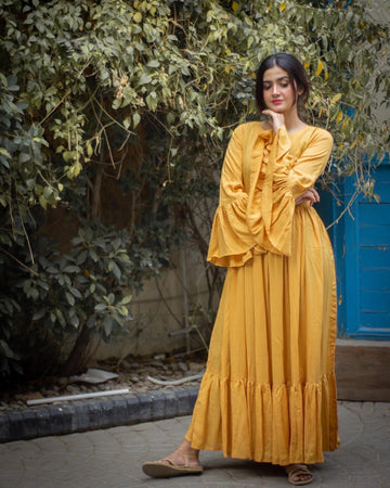 Ochre Long Frock