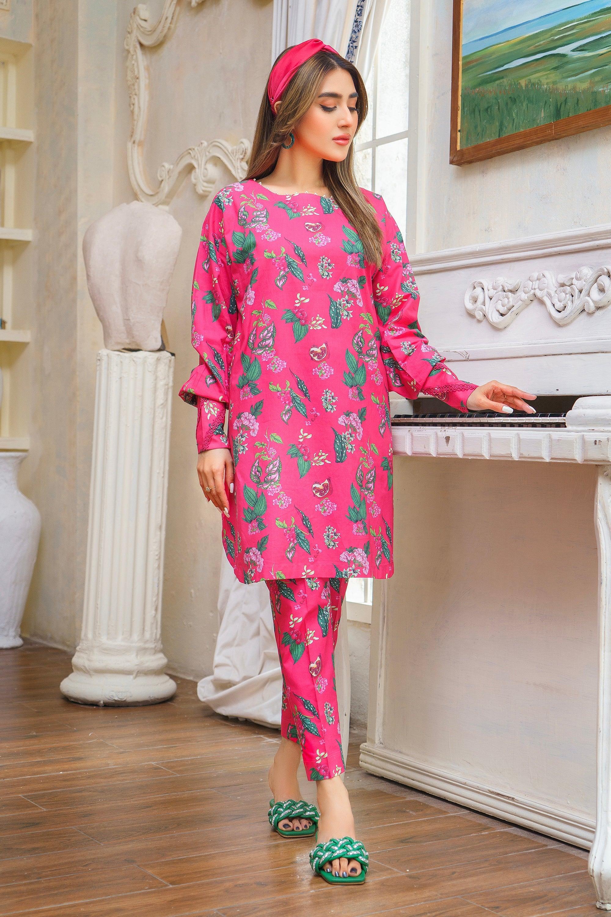 Pink Breeze - 2Pc Printed