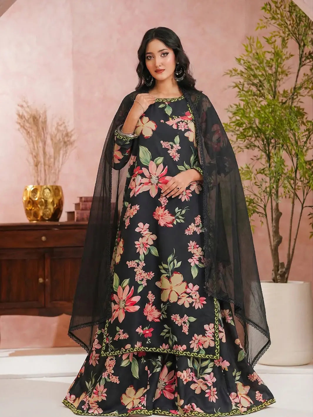 Sargoshi Dupatta | Black TNG by MD