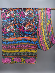 Fruity Huroof Stole (Black)
