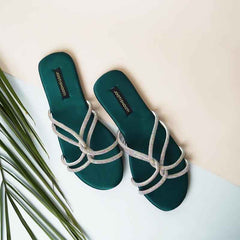 Emerald Green Passion Slides - Jooti Shooti