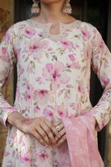 Cream blush frock