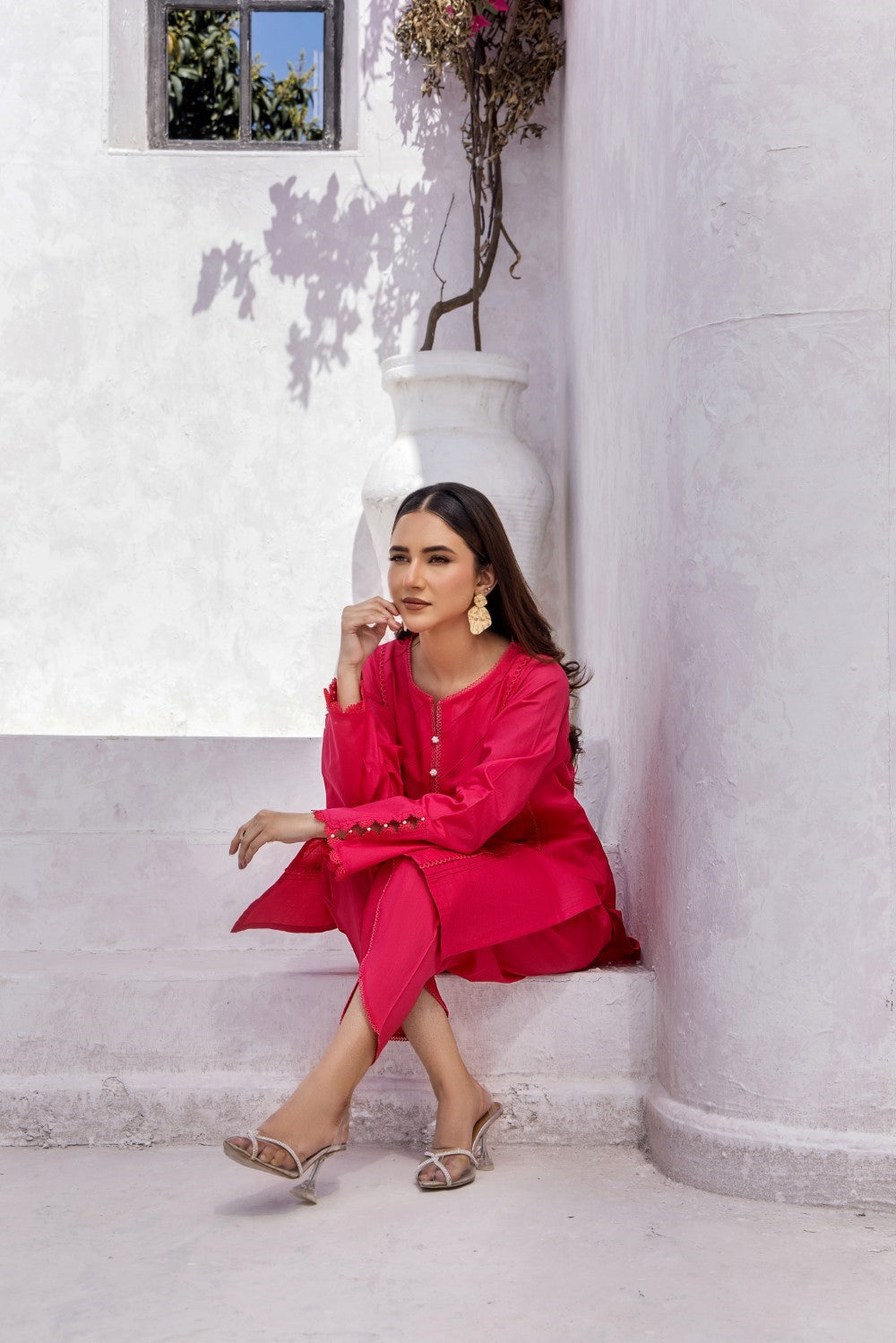 Hot Paris Lawn 2PC Co-Ord Set